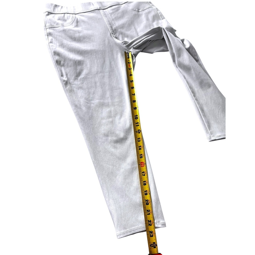 Time And Tru White Jeggings XL-16-18 Pull On Casual Stretch‎ - Picture 9 of 10